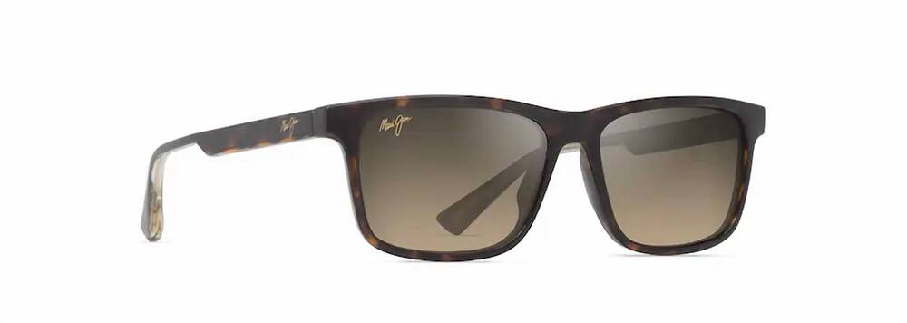 NEW MAUI JIM unisex - okina sunglasses in shiny dark havana/ hcl bronze